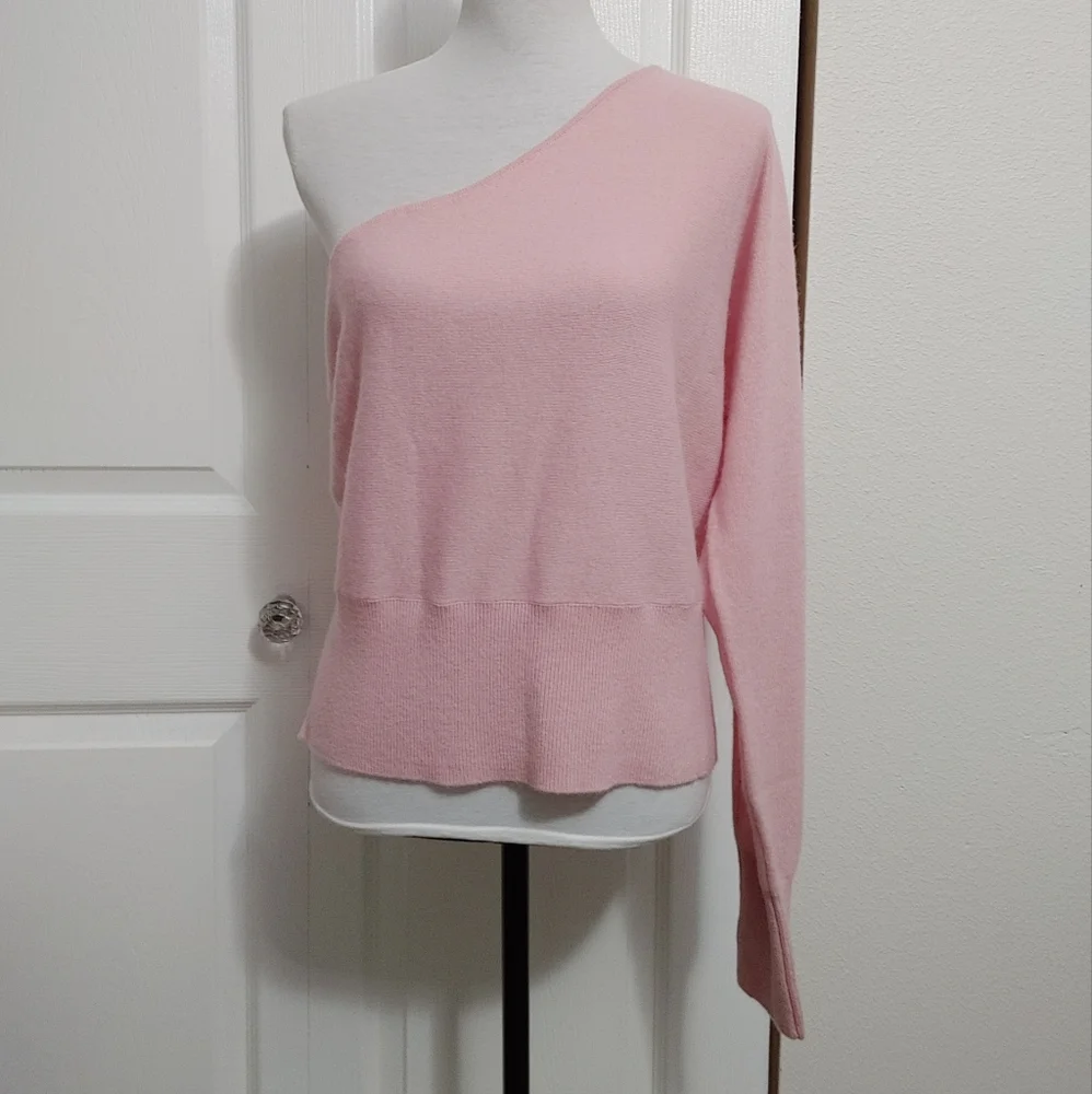 Maeve One-Shoulder Cashmere Sweater - Picture 5 of 11